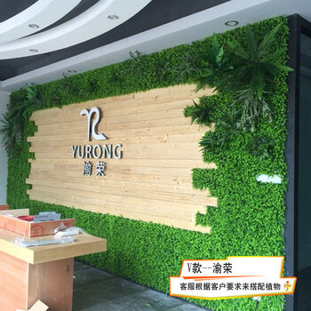 仿真植物墙草坪地毯绿植墙体假草皮阳台草绿化装饰绿色植物背景墙 v款