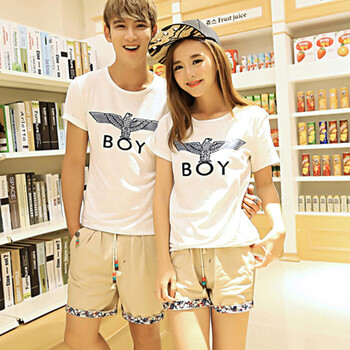 帛依恋2014夏季新款<em>情侣装短裤</em>夏季休闲棉麻