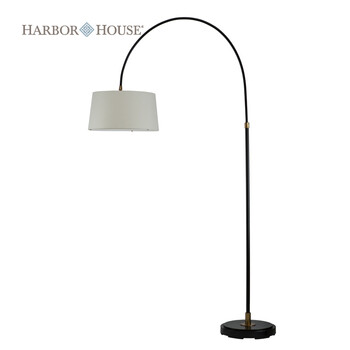 Harbor House Dalton 铁制落地灯 弯曲弧度灯杆 美式灯具 105887