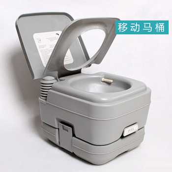 跃航 户外便携式冲水马桶 车载马桶座便器 老人孕妇移动坐便器 20L