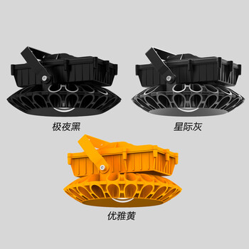 
                                        海阁拉斯 LED防爆灯 工厂加油站仓库厂房车间工矿灯具 黑色款70W正白                