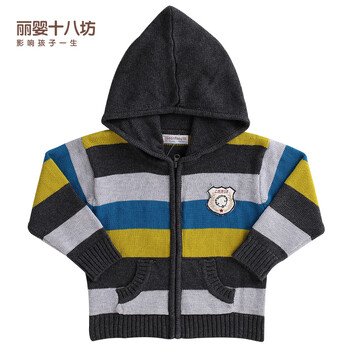 丽婴十八坊童装2013儿童针织衫<em>开衫</em>冬宝宝毛
