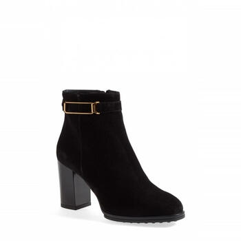 托德斯 <em>Tods 女靴</em> 女式足踝靴 Black Q0021796