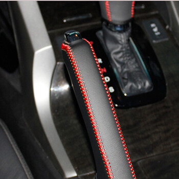 罗洛手缝真皮手刹套 专车专用马自达CX-5 黑皮