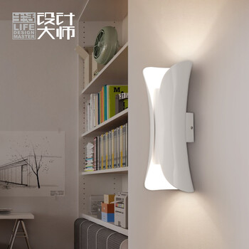 生活设计大师创意壁灯现代简约壁灯客厅卧室床头玄关过道灯具