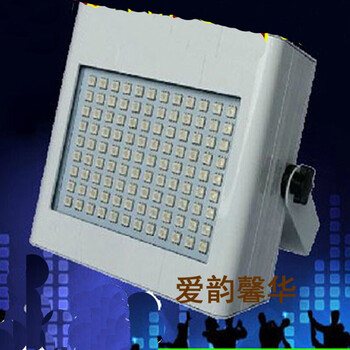 
                                        爱韵馨华魔幻灯 LED声控频闪灯 舞台灯光 闪光爆闪灯 蹦迪酒吧灯 爆闪光灯 节日灯光装饰 全彩108颗灯珠                