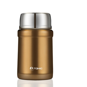 tomic特美刻焖烧壶杯焖烧神器不锈钢保温杯保温壶饭盒保温桶500ML 咖啡色