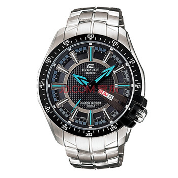 卡西欧钢带夜光防水男士手表 EF-130D-1A2