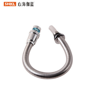 心海伽蓝卫浴不锈钢排污管任意伸缩面盆防臭防