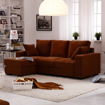 凯家具 现代简约布艺沙发组合 宜家简易沙发 小