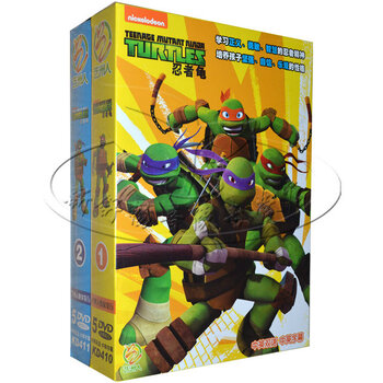 动画片 艺洲人 忍者龟1-2合集 10DVD 忍者神龟