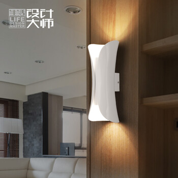 生活设计大师创意壁灯现代简约壁灯客厅卧室床头玄关过道灯具