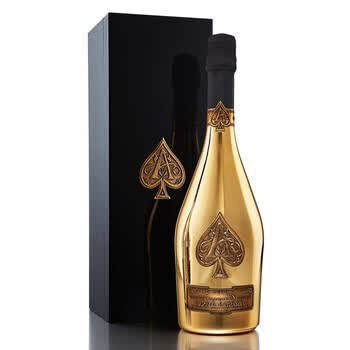 法国香槟 armand de brignac 黑桃a 黄金版香槟 钢琴烤漆礼盒750ml_ 9