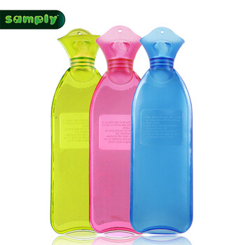 
                                        samply三朴 充水热水袋 暖腰PVC冲注水热水袋 暖水袋长条形状 暖手宝 长条-红色                