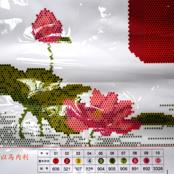 A KS钻石十字绣满钻5D钻石画钻石绣十字架贴钻画耶稣以马内利钻石秀钻粘画圆钻方钻新款客厅 AKS货号Z095(MK1202) 长0.52米*宽0.61米