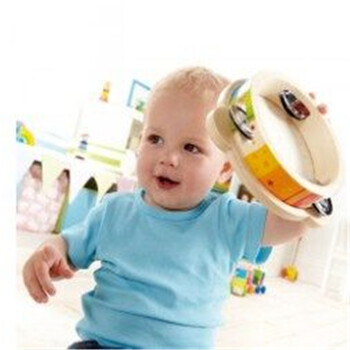 德国hape早旋律小铃鼓1-2岁早教音乐启蒙儿童