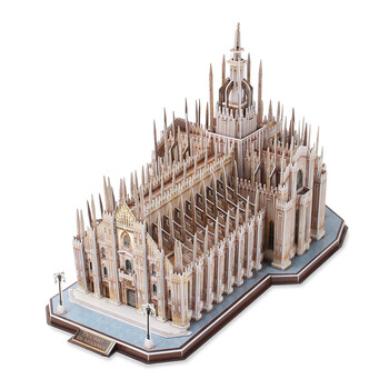 乐立方3d立体拼图拼装模型拼接拼插积木 建筑