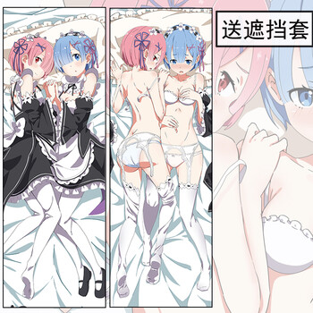 抱枕从零开始的异世界生活动漫diy定制靠枕宅男定做 含芯 高清图案1