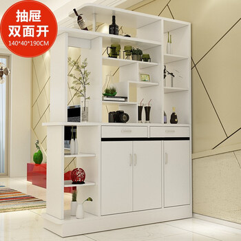 欧式家用餐边柜餐厅展示酒柜鞋柜一体靠墙客厅隔断现代简约多功能 l款