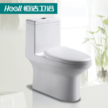 Hegii恒洁卫浴 连体式普通座便器 防臭节水马桶