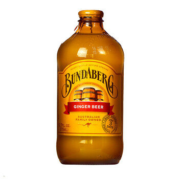 6瓶装 宾得宝375ml ginger beer 澳洲进口 无醇啤酒 无酒精啤酒 生姜