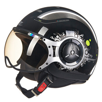 盔 男女哈雷防晒防紫外线复古半盔 电动车骑行