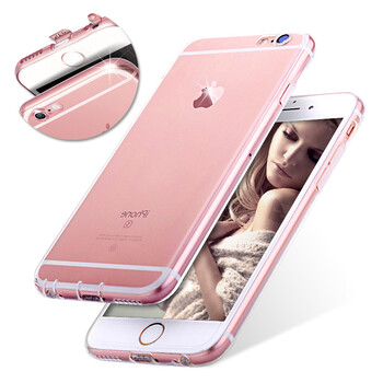 AQQ 苹果6手机软壳硅胶透明套多色 适用于苹