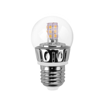 爱上 北斗星 钻石系列 led 3W 5W螺口灯泡E27E14尖泡拉尾不起雾水晶灯蜡烛泡 钻     石 E14  铬色 尖泡 暖光