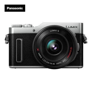 松下（Panasonic）GF10X微单相机 数码相机 微单套机 电动镜头 vlog相机 4K视频 银色