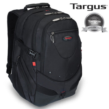 正品美国泰格斯Targus笔记本电脑包17寸男双肩包背包书包旅行包TSB280AP带防雨罩 黑色 适合14-17寸电脑