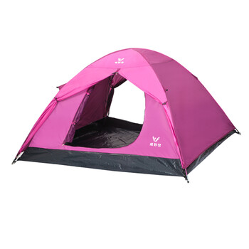 极光3人双层帐篷 双层防风防大雨 户外露营帐