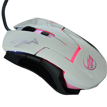 烽火狼 T1游戏鼠标七彩呼吸灯发光电竞鼠标 六