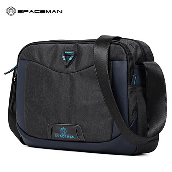 斯帕曼2018新款休闲挎包 男士轻便布包单肩包