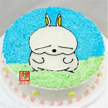 流氓兔儿童卡通奶油生日蛋糕 北京蛋糕店 上海