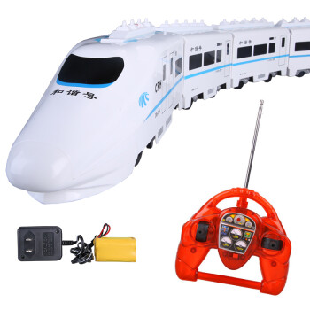 和谐号遥控充电电动玩具儿童火车动车玩具大号