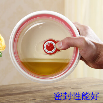 正兴阳 陶瓷保鲜碗三件套保鲜盒套装骨瓷带盖饭盒密封便当盒礼品 清新组合 清新组合