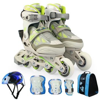 米高m-cro新款儿童轮滑鞋米高溜冰鞋全套装旱