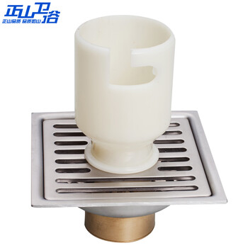 正山卫浴 地漏 304不锈钢 全铜防臭芯 洗衣机地