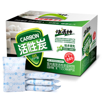 快活林活性炭 装修除甲醛竹炭包家用除味汽车去味活性炭包 2kg精品优惠装