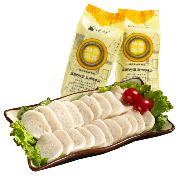 强新 温州冷冻强能精品鱼饼1包125g