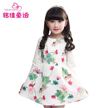 铭佳童话2016春季新款儿童装裙子大童春装韩