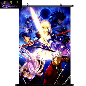 吾王saber fate zero 挂画海报壁纸卷轴画布画 二次元动漫周边 来图