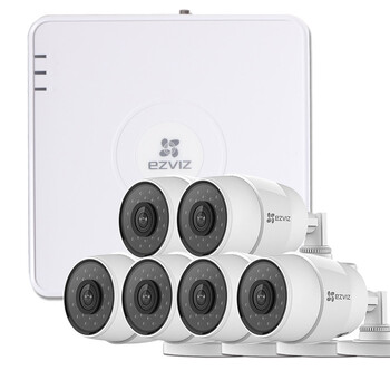 海康威视萤石 C3C+N1 无线摄像头 无线监控套