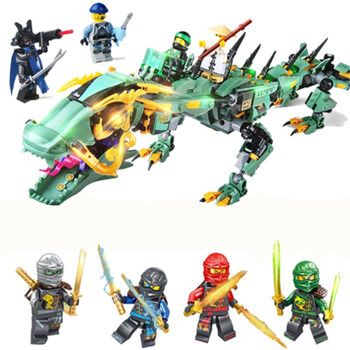 兼容乐高幻影忍者神龙人仔拼装积木未来骑士团男女孩子6-12岁玩具
