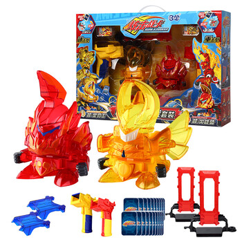 三宝(sanbao) 炫击勇者玩具之炫击战卡机电动射击火战