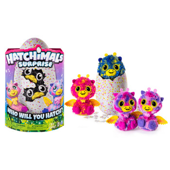 【动漫城】hatchimals 哈驰魔法蛋 可孵化双胞胎蛋神奇智能早教益智