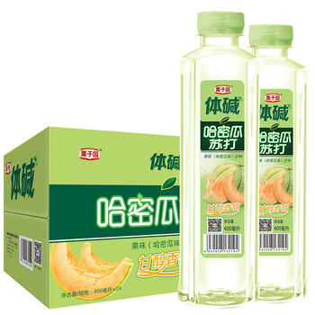 【旗舰店】栗子园 哈密瓜苏打水400ML*24瓶
