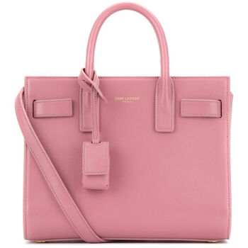 伊夫圣罗兰\/ nano sac de jour 经典款粉色皮革手