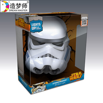 造梦师星球大战暴风骑兵StromTrooper 面具3D装饰灯壁灯创意个性