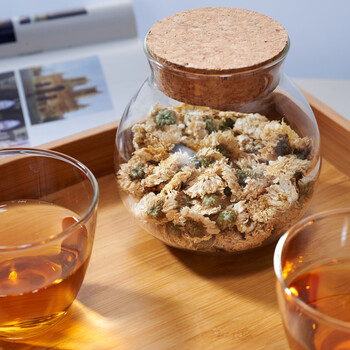 
                                        思喜 整套加厚玻璃花茶功夫茶具 果汁壶 凉水壶 竹制茶盘套装 长乐泡茶壶800ml套组                